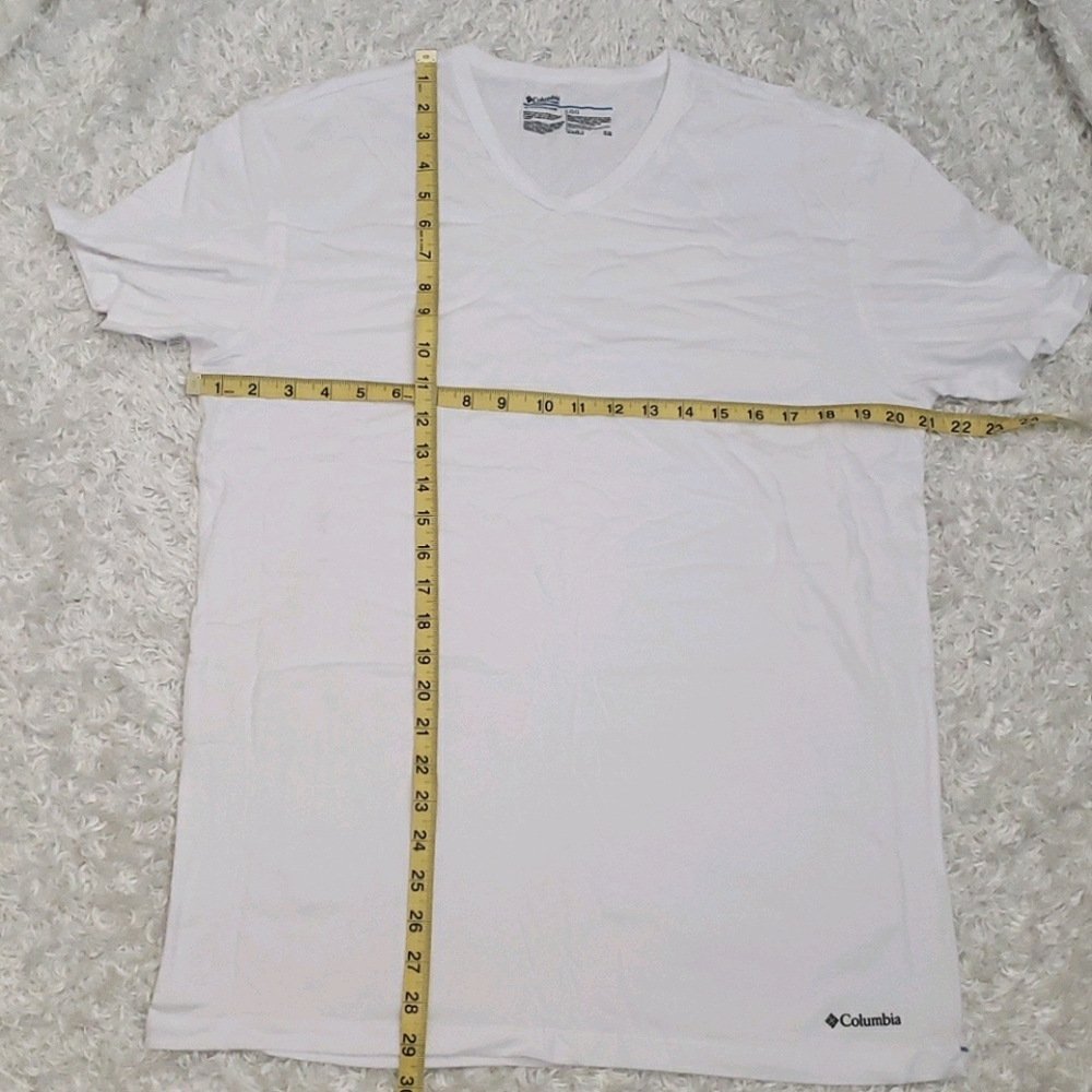 Men's Columbia 3 White Shirts 100% Cool Cotton - Picture 3 of 7